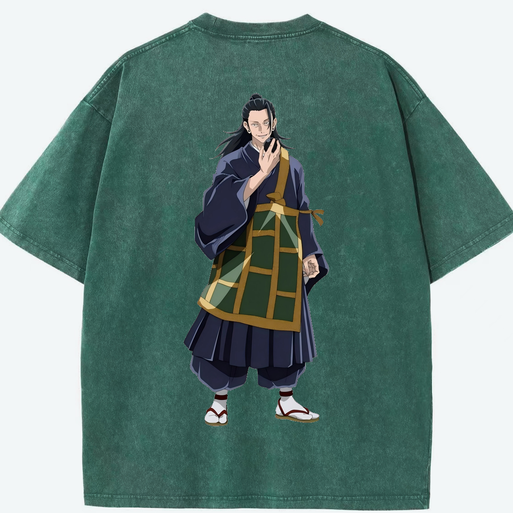 （画像用） 呪術廻戦 Jujutsu Kaisen 綿100% ヴィンテージ風 半袖Tシャツ（背面プリント）